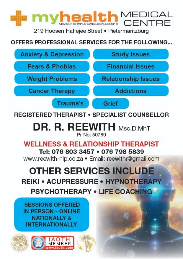 About Dr. R. Reewith's counselling practice